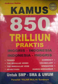 Image of Kamus 850 Triliun Praktis Inggris-Indonesia Indonesia-Inggris