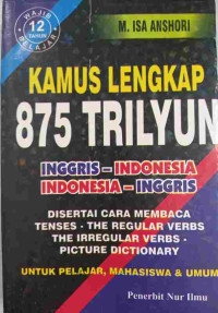 Image of Kamus Lengkap 875 Trilyun Inggris-Indonesia Indonesia-Inggris