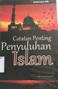 Catatan Penting Penyuluhan Islam